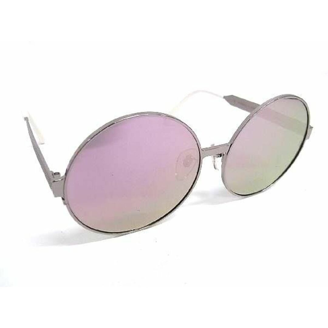 ■新品同様■ IRRESISTOR SOLAR ミラーレンズ サングラス メガネ 眼鏡 レディース メンズ シルバー系 BG2438  レディースのファッション小物(サングラス/メガネ)の商品写真