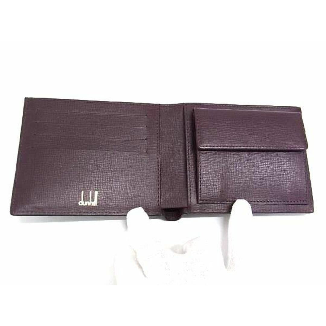 Dunhill(ダンヒル)の■新品同様■ dunhill ダンヒル ウィンザー レザー 二つ折り 財布 ウォレット 小銭入れ 札入れ ブラック系 FB0052  メンズのファッション小物(長財布)の商品写真