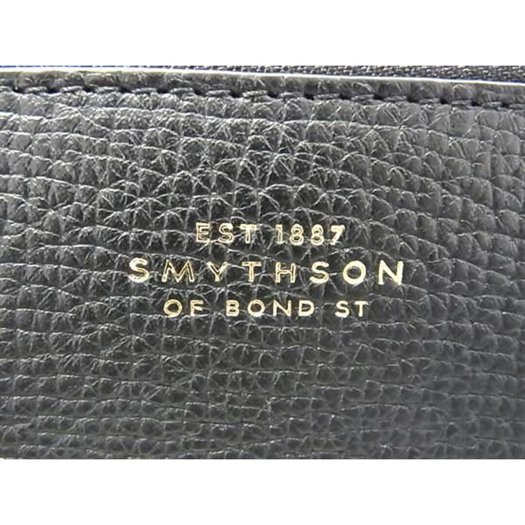 Smythson(スマイソン)の■新品■未使用■ SMYTHSON スマイソン レザー チェーン クロスボディ ショルダーバッグ レディース ブラック系 AW3537  レディースのバッグ(ショルダーバッグ)の商品写真