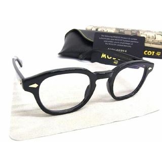 モスコット(MOSCOT)の■極美品■ MOSCOT モスコット レムトッシュ JPN LTD ? メガネ 眼鏡 メンズ レディースブラック系 AT3414 (サングラス/メガネ)