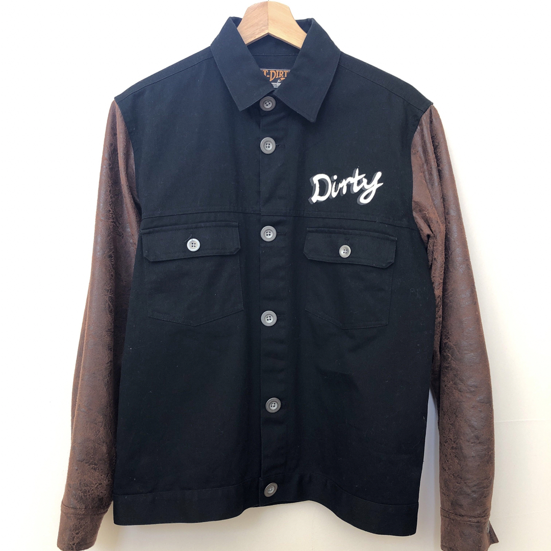 AT-DIRTYシャツジャケット Mサイズ メンズのトップス(Tシャツ/カットソー(七分/長袖))の商品写真