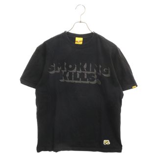 FR2 エフアールツー smoking kills tee スモーキングキルズプリント半袖カットソー 半袖Tシャツ ブラック(Tシャツ/カットソー(半袖/袖なし))