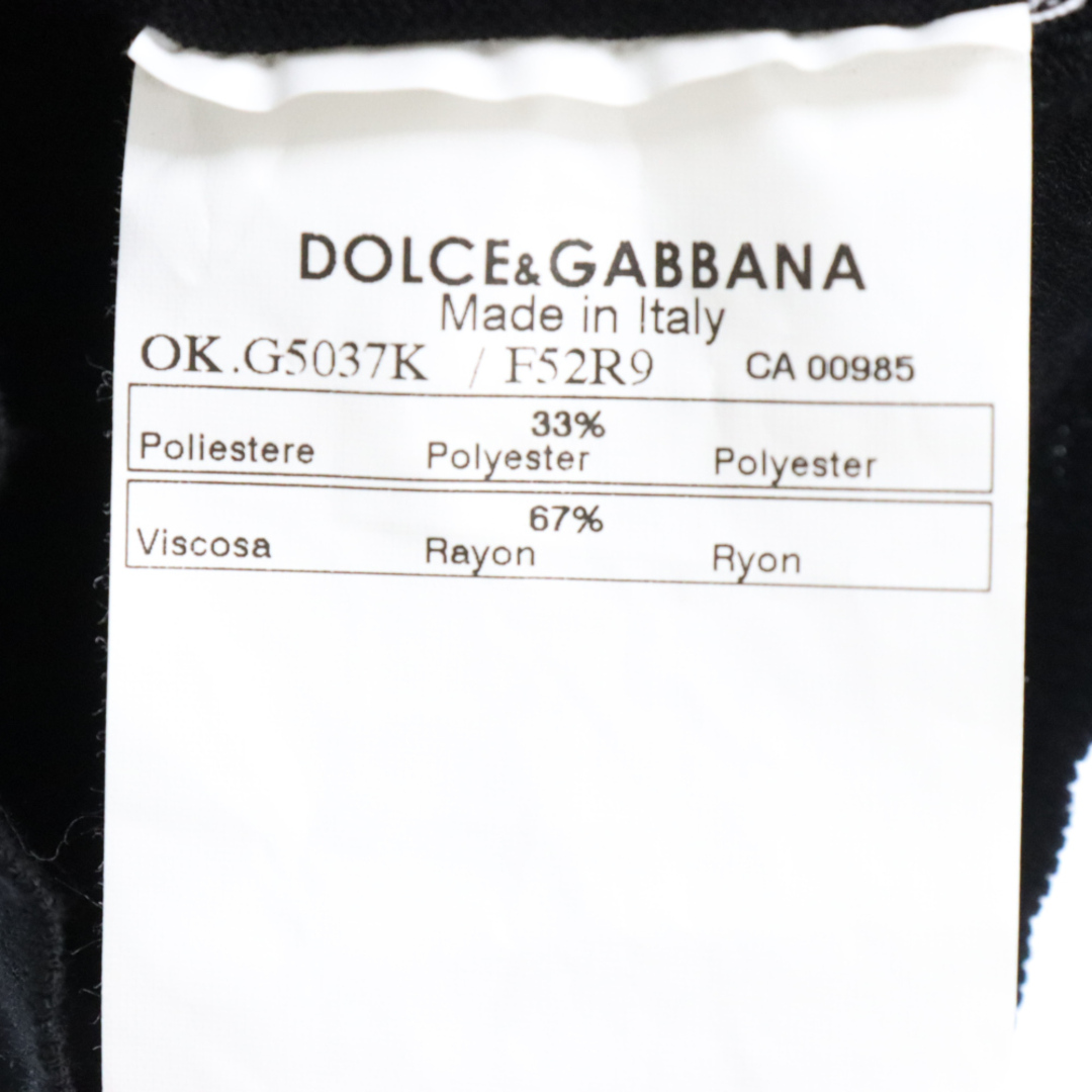 DOLCE&GABBANA(ドルチェアンドガッバーナ)のDOLCE & GABBANA ドルチェアンドガッバーナ クルーネック長袖ニット セーター レディース ブラック G5037K レディースのトップス(ニット/セーター)の商品写真
