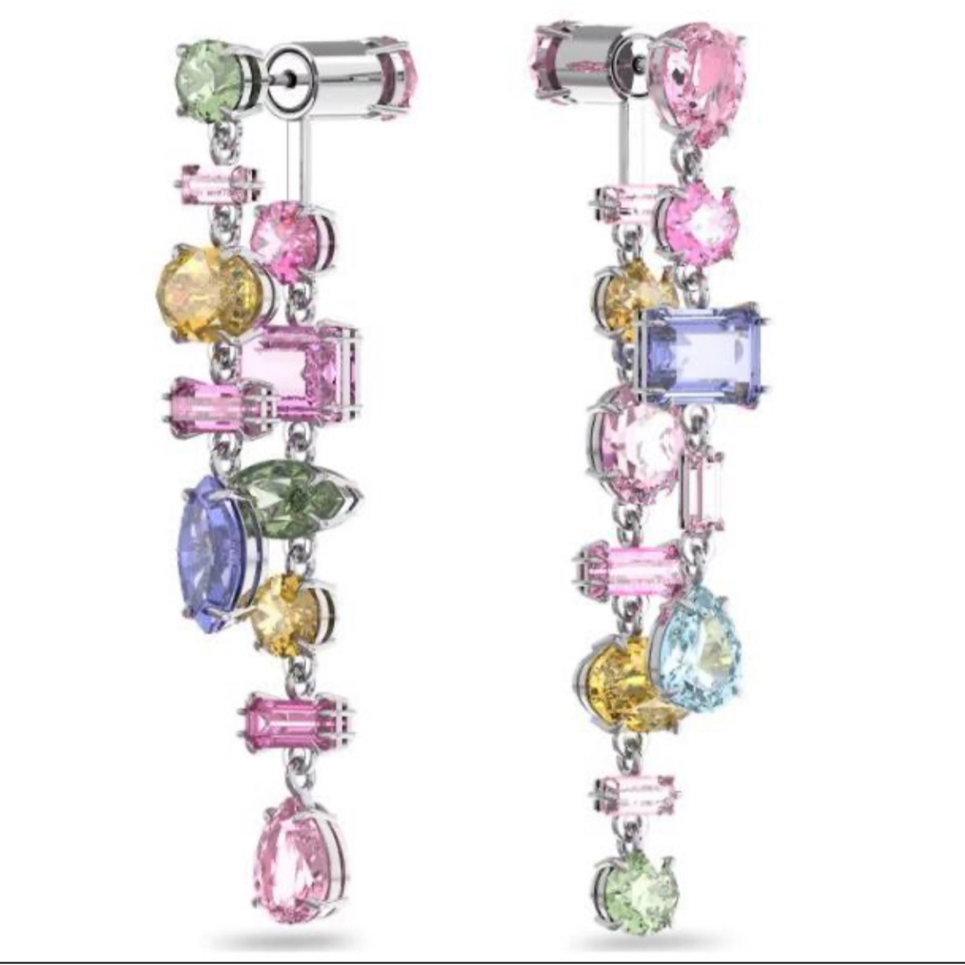 SWAROVSKI(スワロフスキー)のスワロフスキー Swarovski マルチカラー Gema ドロップピアス メンズのアクセサリー(ピアス(片耳用))の商品写真