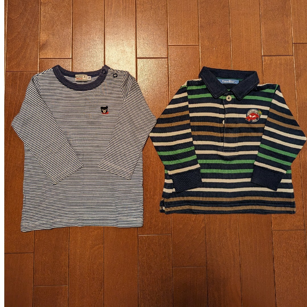 POLO RALPH LAUREN(ポロラルフローレン)のポロ　ラルフローレン　ダブルビー　ファミリア　80サイズ　まとめ売り キッズ/ベビー/マタニティのベビー服(~85cm)(Ｔシャツ)の商品写真