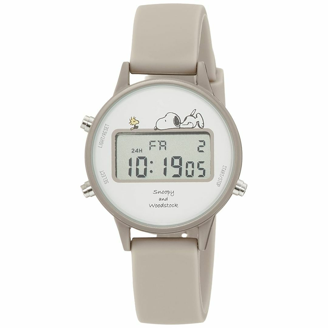 [フィールドワーク] 腕時計 スヌーピー デジタル シリコンベルト PNT025 レディースのファッション小物(腕時計)の商品写真