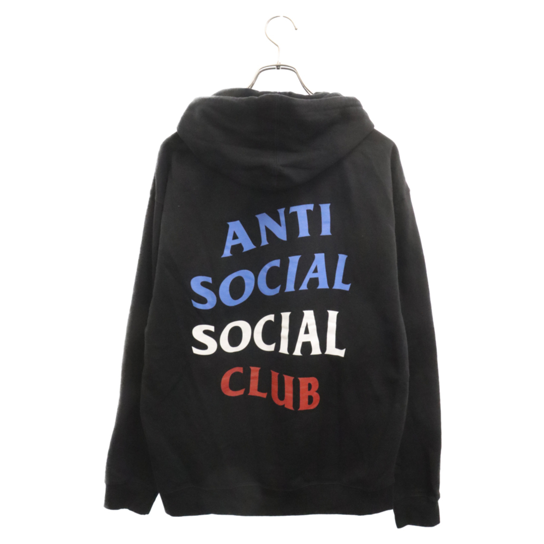 ANTI SOCIAL SOCIAL CLUB(アンチソーシャルソーシャルクラブ)のANTI SOCIAL SOCIAL CLUB アンチソーシャルソーシャルクラブ ロゴプリント プルオーバースウェットパーカー フーディ ブラック SS4500P メンズのトップス(パーカー)の商品写真