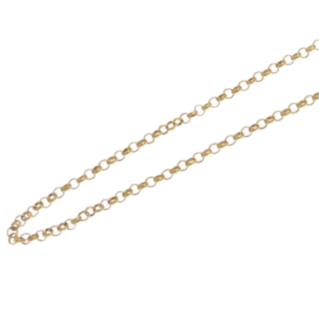 Chrome Hearts(クロムハーツ)のCHROME HEARTS クロムハーツ 22K NECKCHAIN R20/ロールチェーン26inch ゴールドネックレス メンズのアクセサリー(ネックレス)の商品写真