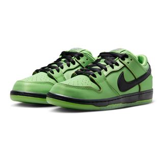 ナイキ(NIKE)の28㎝ Powerpuff Girls Nike SB Dunk Low 緑(スニーカー)