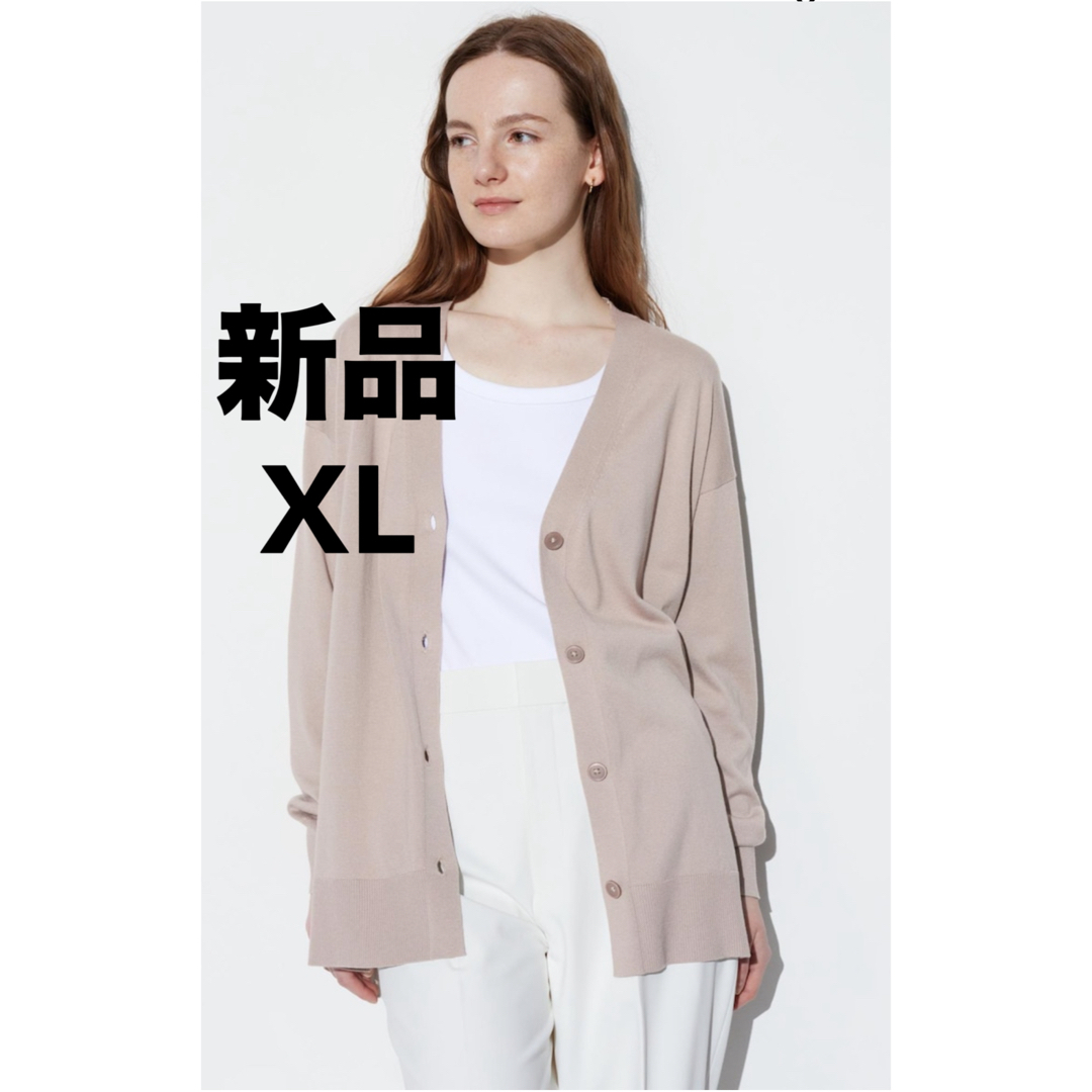 UNIQLO(ユニクロ)のユニクロ　UVカットVネックロングカーディガン レディースのトップス(カーディガン)の商品写真