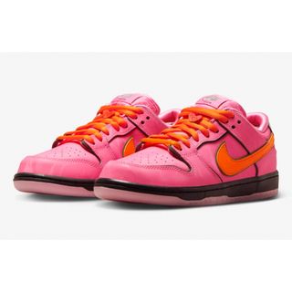 ナイキ(NIKE)の28㎝ Powerpuff Girls Nike SB Dunk Low ピンク(スニーカー)