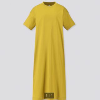 ユニクロ(UNIQLO)のユニクロ マーゼライズコットン ロングTワンピース（半袖）(ロングワンピース/マキシワンピース)