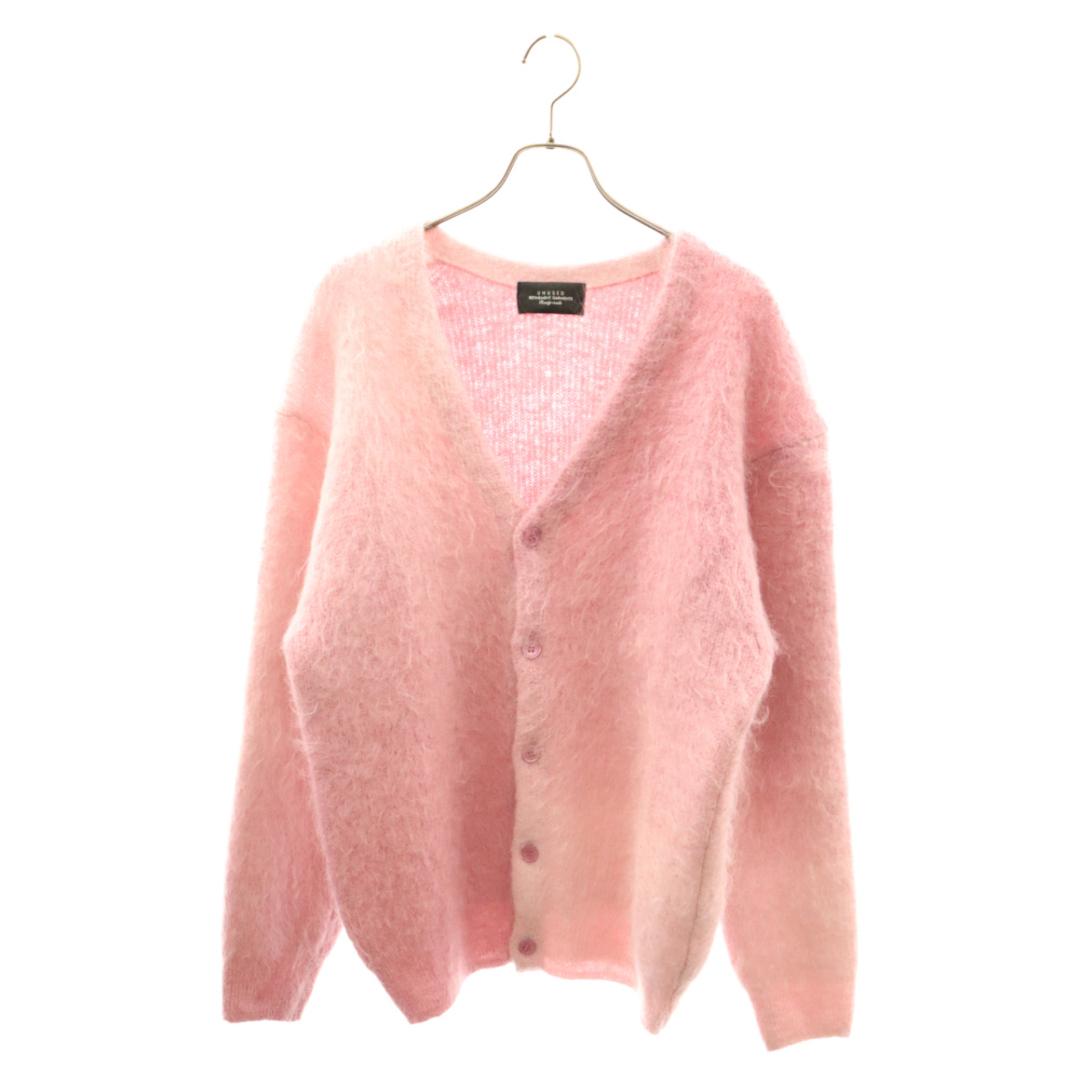 UNUSED(アンユーズド)のUNUSED アンユーズド Gradation mohair cardigan US2376 グラデーション モヘアカーディガン ピンク メンズのトップス(カーディガン)の商品写真