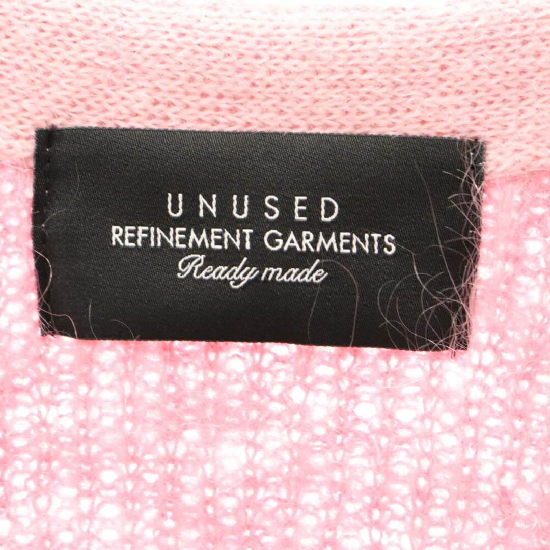 UNUSED(アンユーズド)のUNUSED アンユーズド Gradation mohair cardigan US2376 グラデーション モヘアカーディガン ピンク メンズのトップス(カーディガン)の商品写真