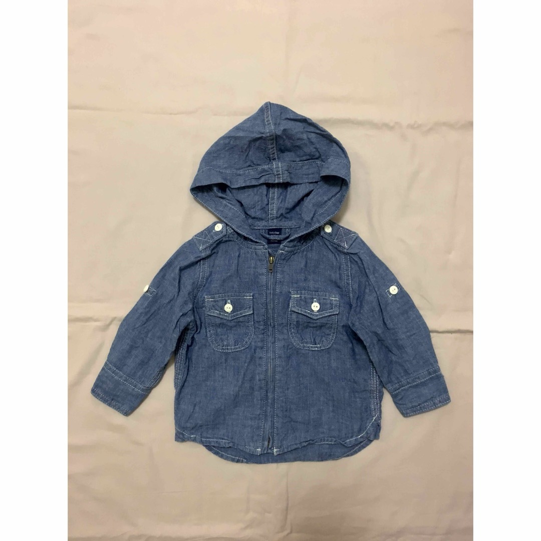 babyGAP(ベビーギャップ)のbabyGAP デニムジャケット 80 キッズ/ベビー/マタニティのベビー服(~85cm)(ジャケット/コート)の商品写真