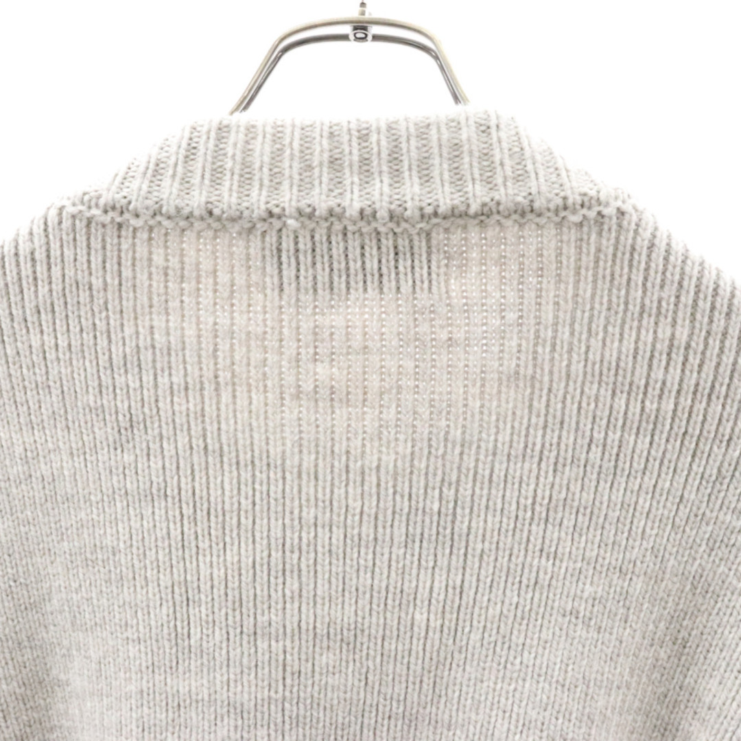 UNUSED(アンユーズド)のUNUSED アンユーズド Half zip sweater US2365 ハーフジップ ニットセーター グレー メンズのトップス(ニット/セーター)の商品写真