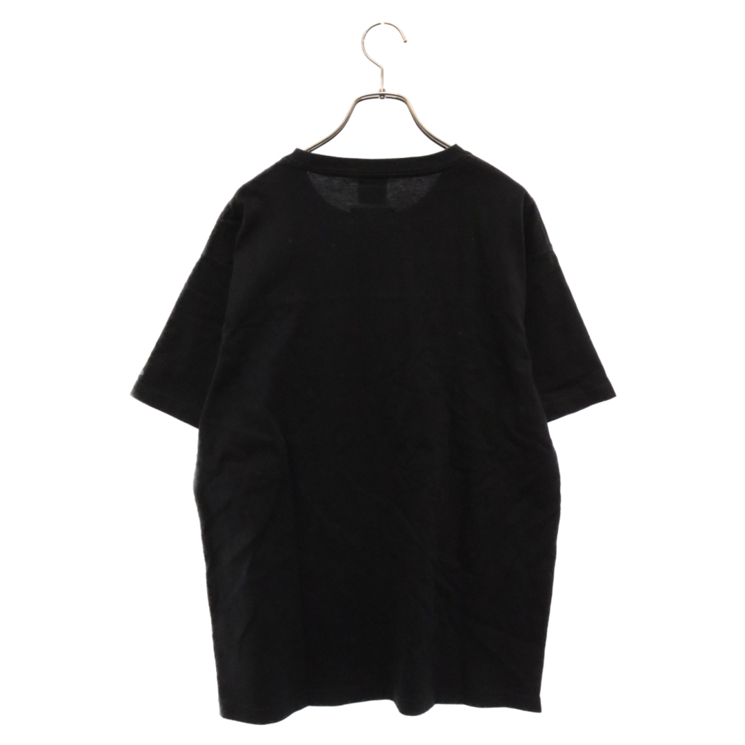Yohji Yamamoto(ヨウジヤマモト)のYohji Yamamoto POUR HOMME ヨウジヤマモト プールオム 19SS×NEW ERA ニューエラ ロゴ刺繍 半袖Tシャツ カットソー HH-T98-075 ブラック メンズのトップス(Tシャツ/カットソー(半袖/袖なし))の商品写真