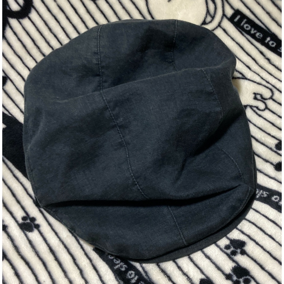 UNIQLO(ユニクロ)の格安オススメです♪黒色ハンチング帽 [UNIQLO ユニクロ] 帽子CAP大人用 メンズの帽子(ハンチング/ベレー帽)の商品写真