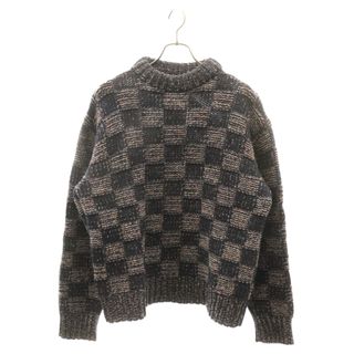 マルニ(Marni)のMARNI マルニ 19AW チェック クルーネック ニット セーター ネイビー(ニット/セーター)