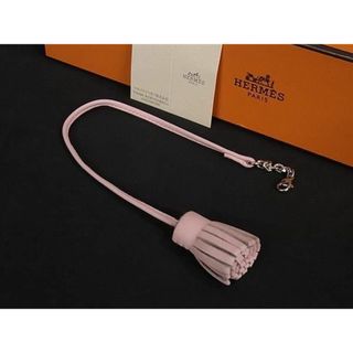 エルメス(Hermes)の■極美品■ HERMES エルメス  カルメンチータ レザー シルバー金具 ミニタッセル しおり ブックマーク 文房具 ピンク系 FA4146 (その他)