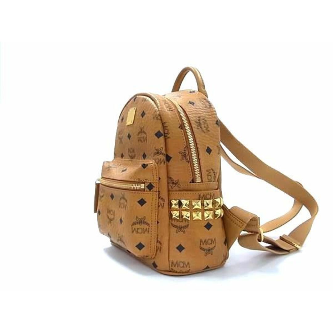 MCM(エムシーエム)の■新品■未使用■ MCM エムシーエム モノグラム ヴィセトス柄 レザー リュックサック バックパック ブラウン系 FA6023  レディースのバッグ(リュック/バックパック)の商品写真