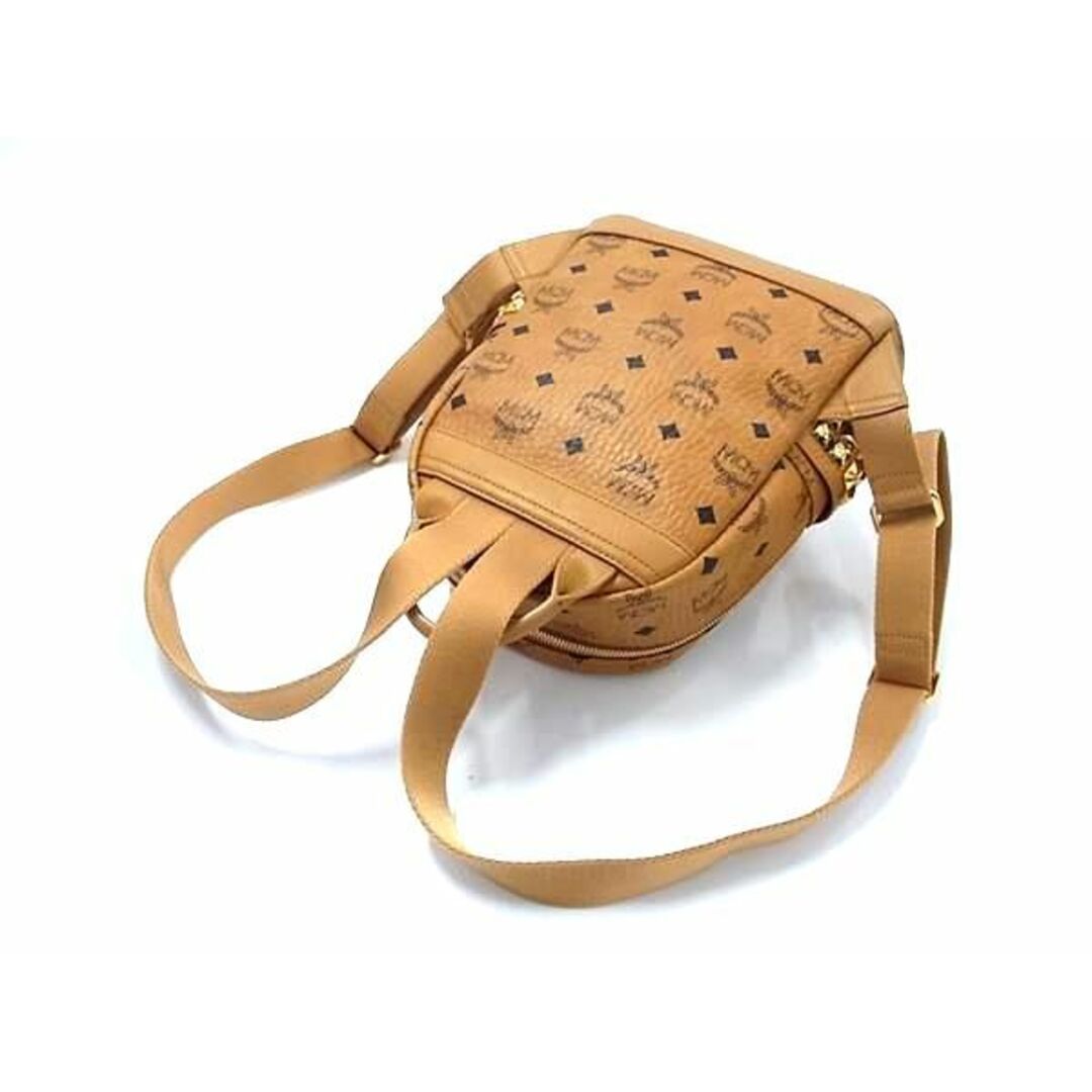 MCM(エムシーエム)の■新品■未使用■ MCM エムシーエム モノグラム ヴィセトス柄 レザー リュックサック バックパック ブラウン系 FA6023  レディースのバッグ(リュック/バックパック)の商品写真