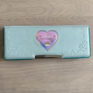 オーロラワッペン SHIBA MILKY HEART 両開き 筆箱(ペンケース/筆箱)