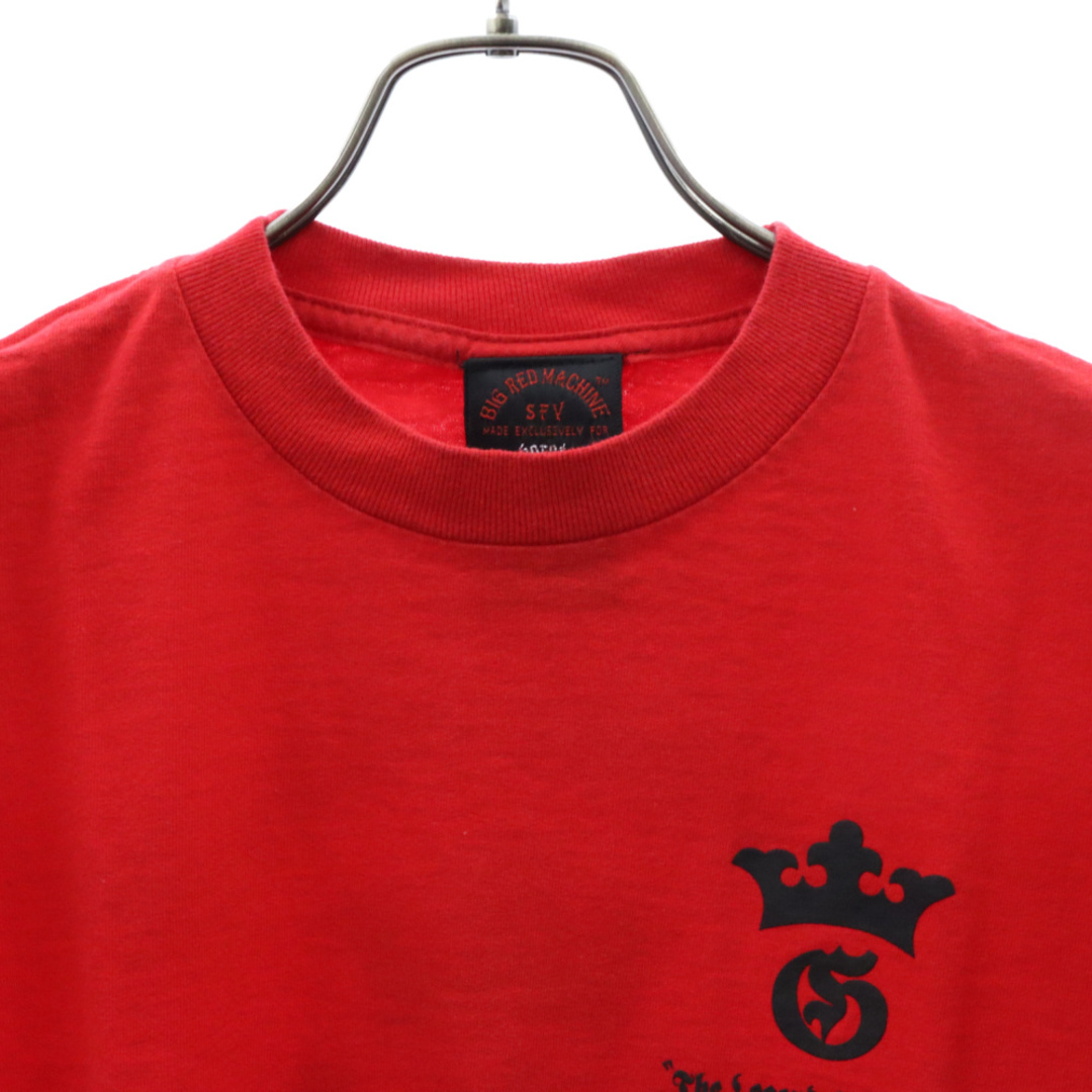 Gaboratory/Gabor ガボラトリー/ガボール Atelier Mark T-shirt アトリエマーク フロントプリント クルーネック半袖Tシャツ レッド メンズのトップス(Tシャツ/カットソー(半袖/袖なし))の商品写真