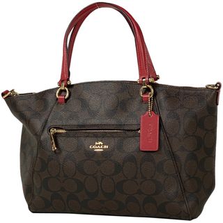 コーチ(COACH)のコーチ シグネチャー ハンドバッグ レディース 【中古】(ハンドバッグ)