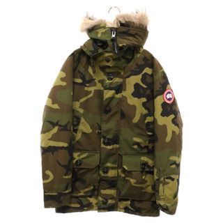 カナダグース(CANADA GOOSE)のCANADA GOOSE カナダグース ×SOPHNET. BROOKFIELD PARKA 2304JM/SOPH-156176 ブルックフィールドパーカー ファー付き2WAYダウンジャケット カモフラ総柄 グリーンカモ(ダウンジャケット)