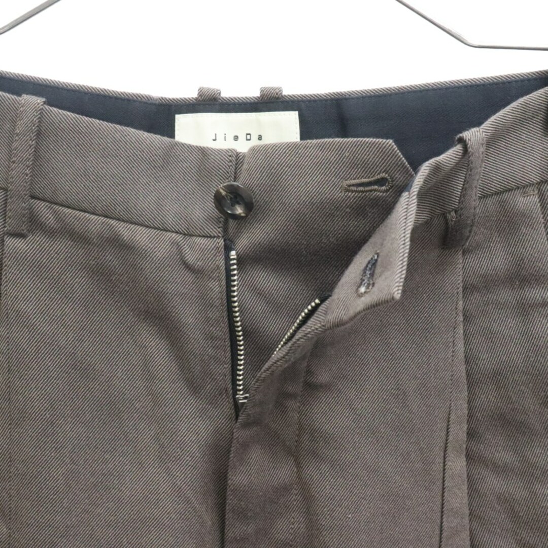 Jieda(ジエダ)のJieda ジエダ SWITCHING TUCK SLACKS PANTS スウィッチング タックパンツ スラックス ブラウン Jie-20S-PT05-A メンズのパンツ(その他)の商品写真