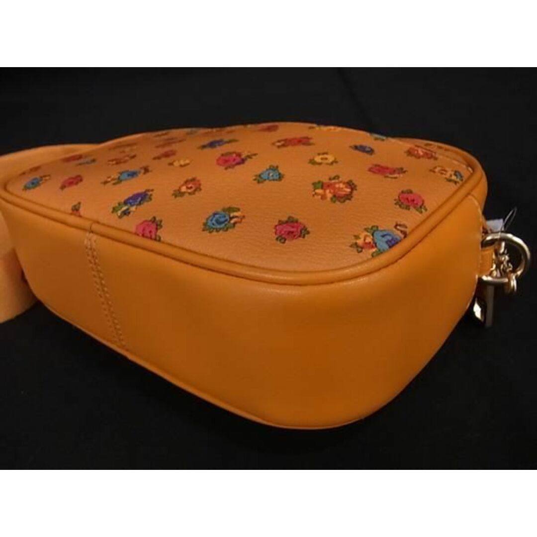 COACH(コーチ)の■新品■未使用■ COACH コーチ C9938 PVC フラワー 花柄 ショルダーバッグ クロスボディ ポシェット オレンジ系 BI1675  レディースのバッグ(その他)の商品写真