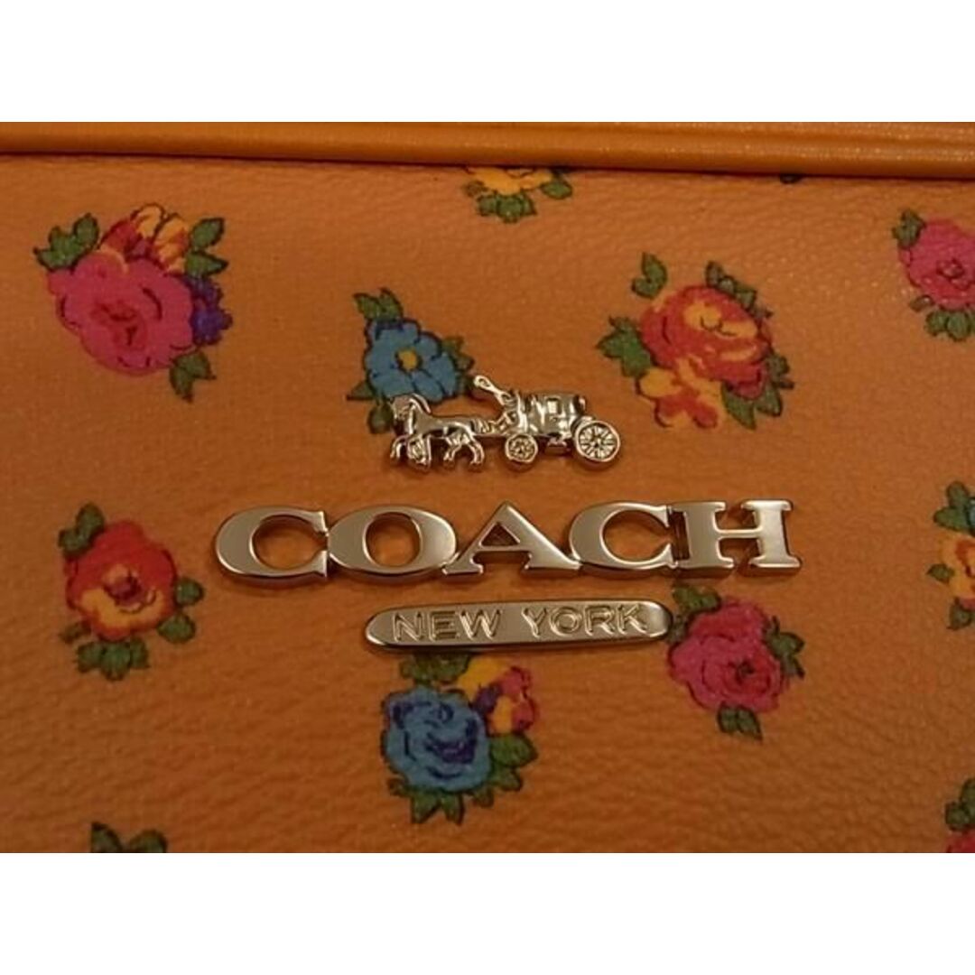 COACH(コーチ)の■新品■未使用■ COACH コーチ C9938 PVC フラワー 花柄 ショルダーバッグ クロスボディ ポシェット オレンジ系 BI1675  レディースのバッグ(その他)の商品写真