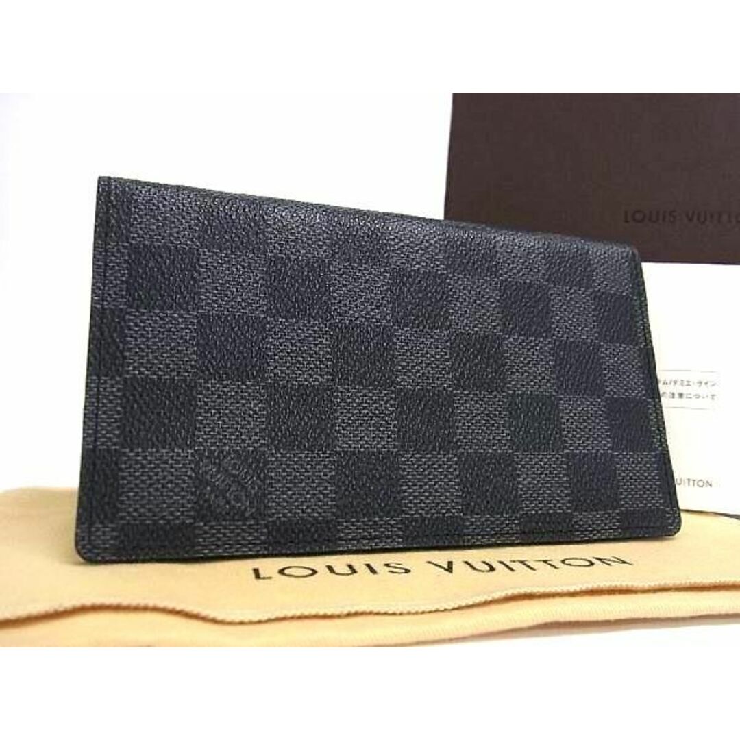 LOUIS VUITTON(ルイヴィトン)の■新品同様■ LOUIS VUITTON ルイヴィトン R20975 ダミエグラフィット アジェンダ ポッシュ 手帳カバー メンズ ブラック系 AX6212  メンズのファッション小物(その他)の商品写真