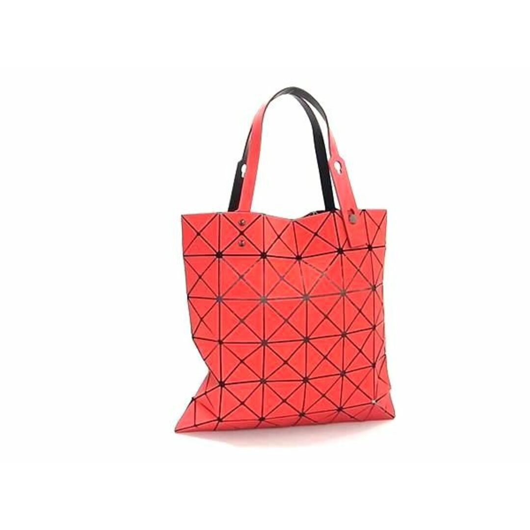 ISSEY MIYAKE(イッセイミヤケ)の■極美品■ BAO BAO ISSEY MIYAKE バオバオイッセイミヤケ ルーセント PVC トートバッグ ハンドバッグ レッド系 AY1618 レディースのアクセサリー(その他)の商品写真