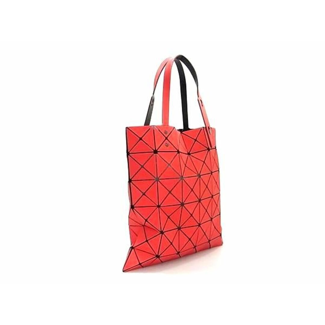 ISSEY MIYAKE(イッセイミヤケ)の■極美品■ BAO BAO ISSEY MIYAKE バオバオイッセイミヤケ ルーセント PVC トートバッグ ハンドバッグ レッド系 AY1618 レディースのアクセサリー(その他)の商品写真