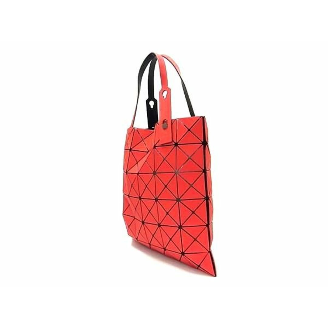 ISSEY MIYAKE(イッセイミヤケ)の■極美品■ BAO BAO ISSEY MIYAKE バオバオイッセイミヤケ ルーセント PVC トートバッグ ハンドバッグ レッド系 AY1618 レディースのアクセサリー(その他)の商品写真