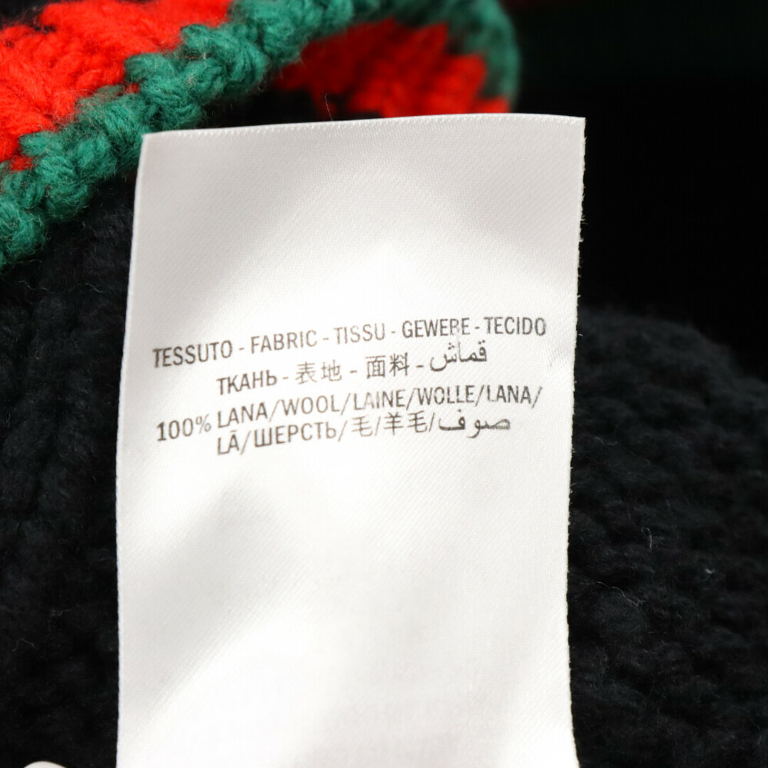 Gucci(グッチ)のGUCCI グッチ 19AW Cable Knit Sweater シェリーライン ケーブルニット セーター 548115 X1561 ブラック メンズのトップス(ニット/セーター)の商品写真