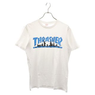 シュプリーム(Supreme)のSUPREME シュプリーム 21AW×Thrasher Skyline Tee スラッシャー スカイラインロゴ半袖Tシャツ ホワイト(Tシャツ/カットソー(半袖/袖なし))