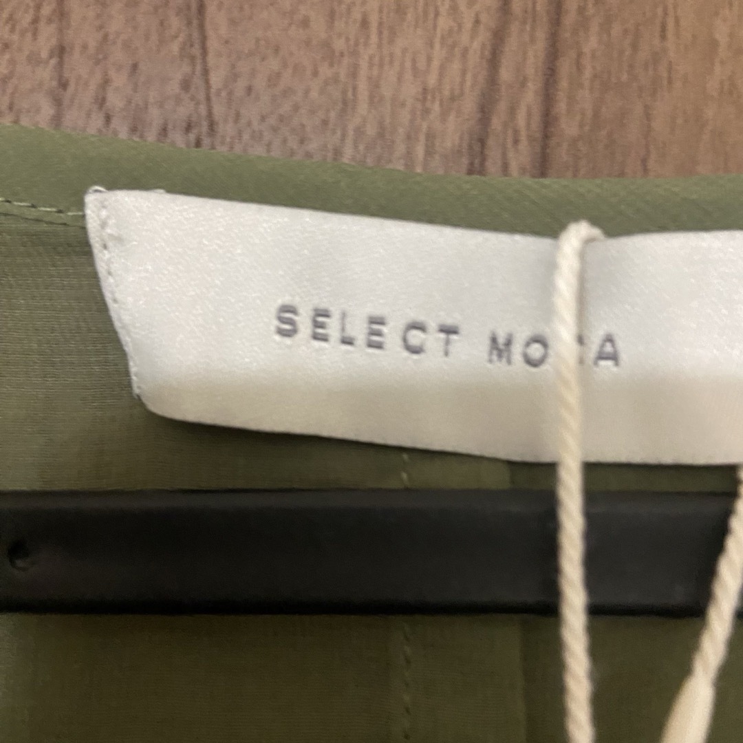 SELECT MOCA(セレクトモカ)の期間限定価格‼️ 新品　タグ付き　グリーン　シアー　セレクトモカ　フリーサイズ レディースのトップス(Tシャツ(半袖/袖なし))の商品写真
