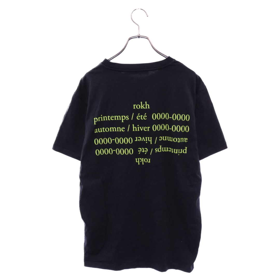 6 (ROKU)(ロク)のrokh ロク RESTIR Neon Project Fluro Edition T-Shirt クルーネック半袖Tシャツ ブラック XL R9CA41 メンズのトップス(Tシャツ/カットソー(半袖/袖なし))の商品写真