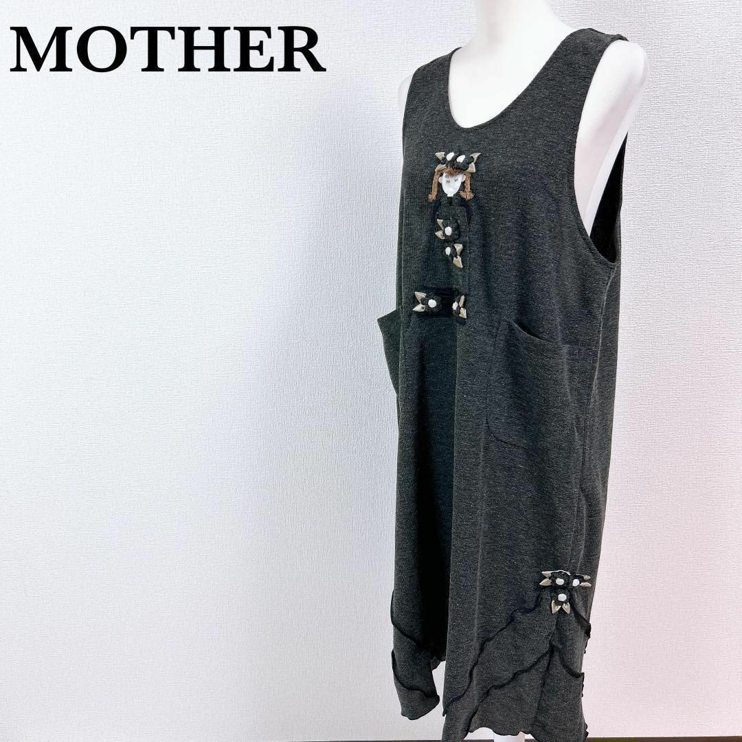 mother(マザー)の■MOTHER ジャンパースカート ワンピース 立体デザイン 花柄 女の子 レディースのワンピース(その他)の商品写真