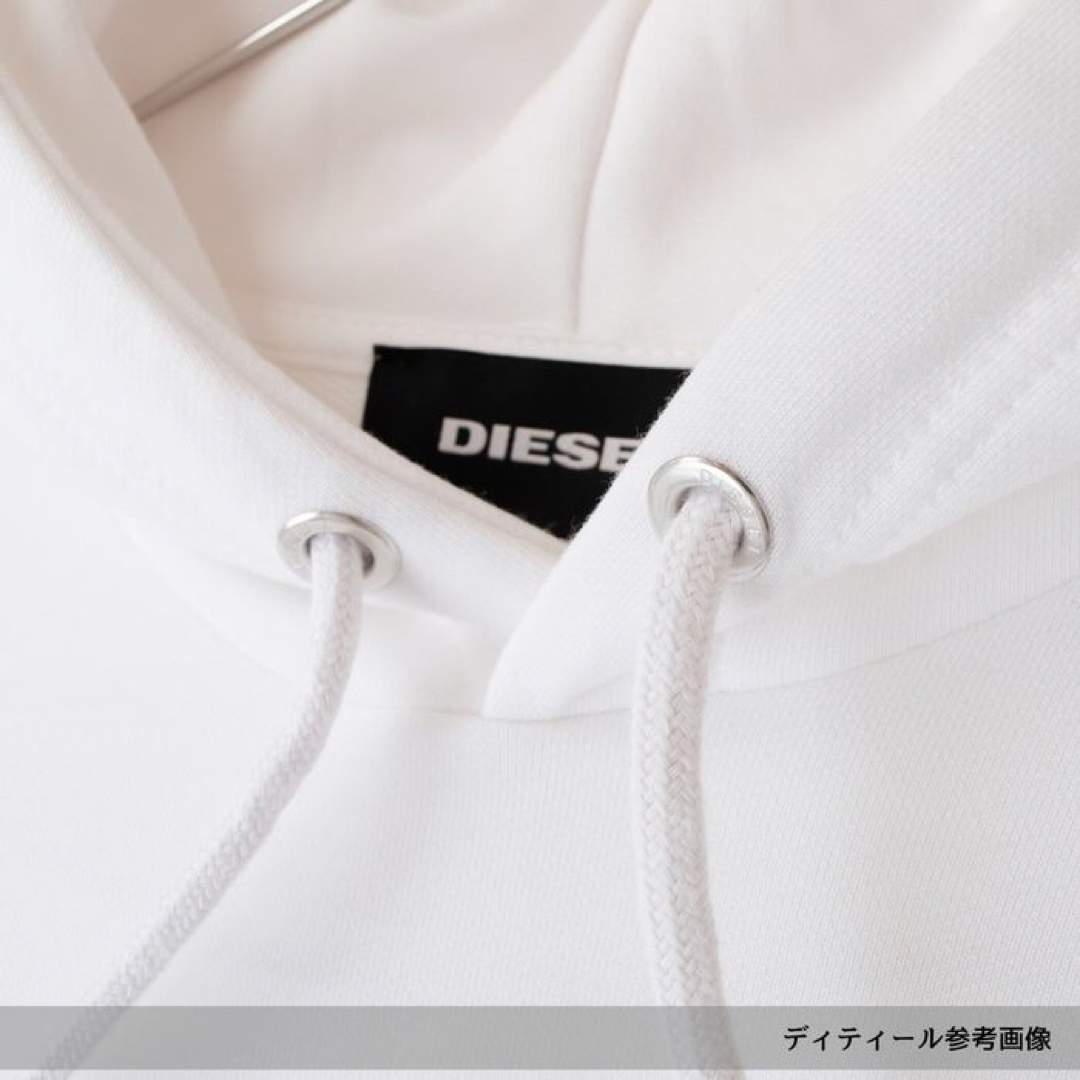 DIESEL(ディーゼル)のDIESEL パーカー L 00SAQJ 0BAWT S－GIR ホワイト メンズのトップス(パーカー)の商品写真