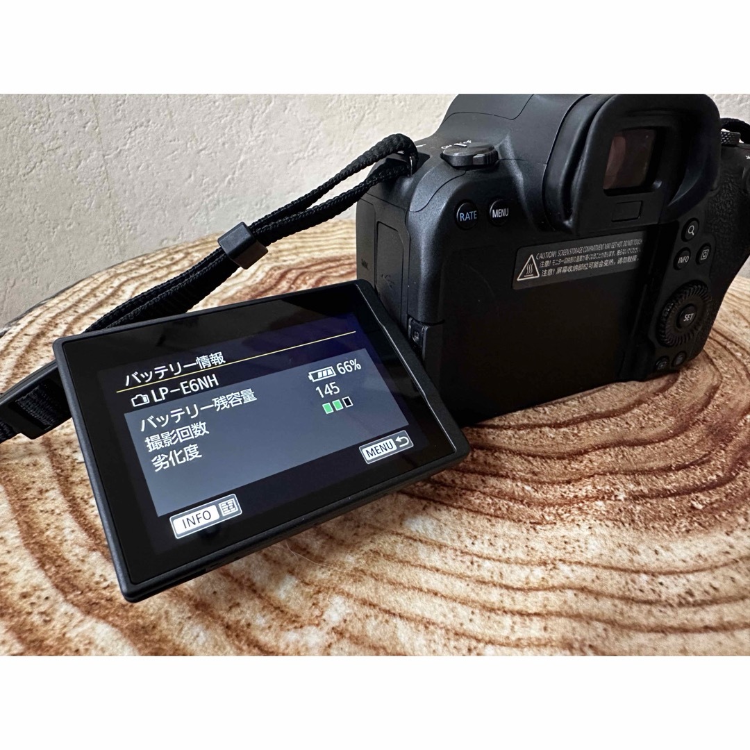 Canon(キヤノン)のcanon eos r6 スマホ/家電/カメラのカメラ(ミラーレス一眼)の商品写真