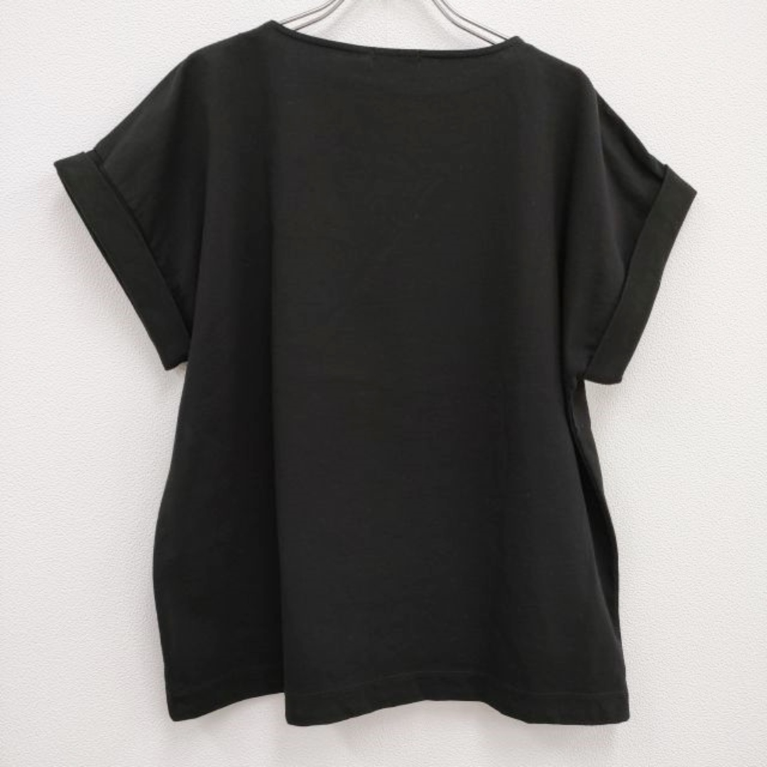 MARGARET HOWELL(マーガレットハウエル)のMARGARET HOWELL 578-2168007 サイズ2 ワイド 半袖Ｔシャツ カットソー 22SS ブラック レディース マーガレットハウエル【中古】4-0428S♪ レディースのトップス(カットソー(半袖/袖なし))の商品写真