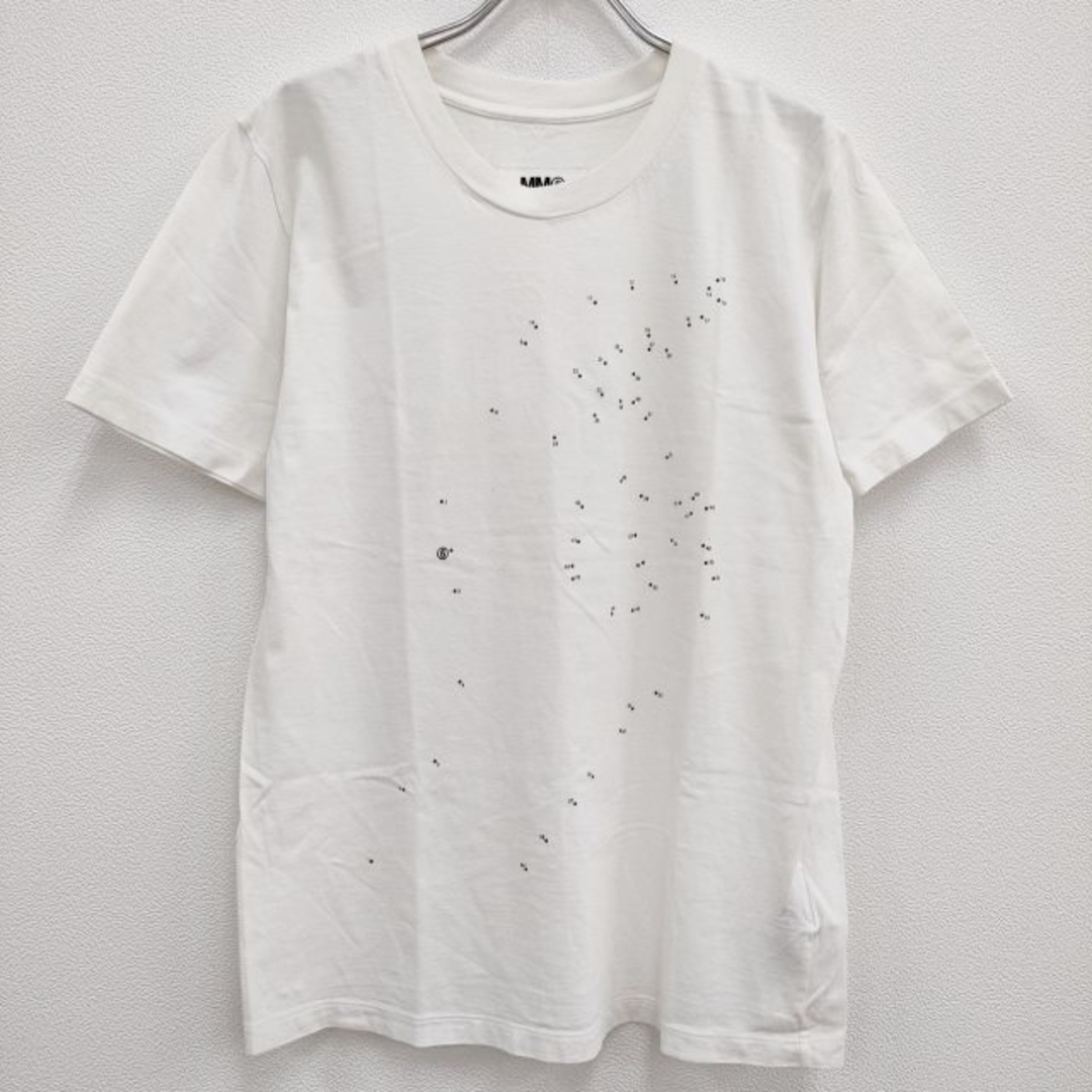 MM6(エムエムシックス)のMM6/Maison Margiela S52GC0097 S ドット プリント 半袖Ｔシャツ カットソー ホワイト レディース エムエム6/メゾンマルジェラ【中古】4-0428S♪ レディースのトップス(Tシャツ(半袖/袖なし))の商品写真