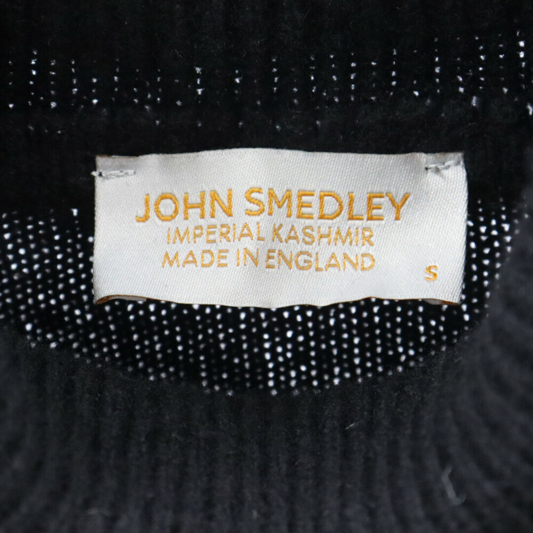 JOHN SMEDLEY(ジョンスメドレー)のJOHN SMEDLEY ジョンスメドレー ウール カシミア 混 タートルネック ニット セータ- ブラック メンズのトップス(ニット/セーター)の商品写真