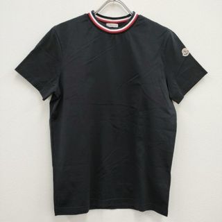 MONCLER - MONCLER MAGLIA T-SHIRT D10918028300 8390Y S 半袖Ｔシャツ カットソー ネイビー レディース モンクレール【中古】4-0428S♪