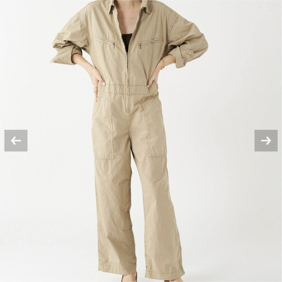 Plage(プラージュ)のPlage Flight suit2 ベージュ　サイズ38 レディースのパンツ(オールインワン)の商品写真