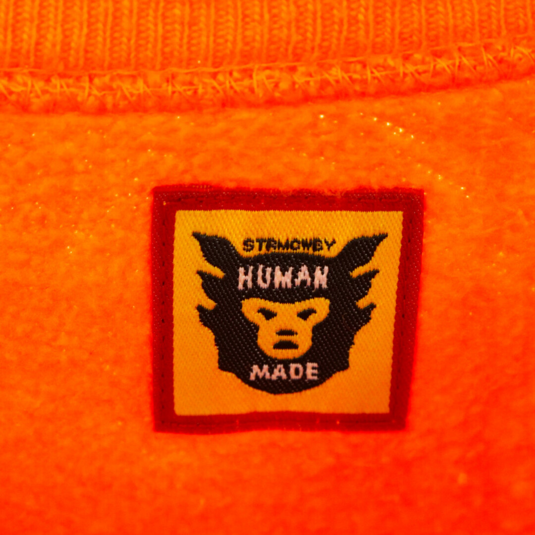 HUMAN MADE(ヒューマンメイド)のHUMAN MADE ヒューマンメイド 23SS PEANUTS SWEATSHIRT ピーナッツ クルーネック 長袖スウェット トレーナー イエロー メンズのトップス(スウェット)の商品写真